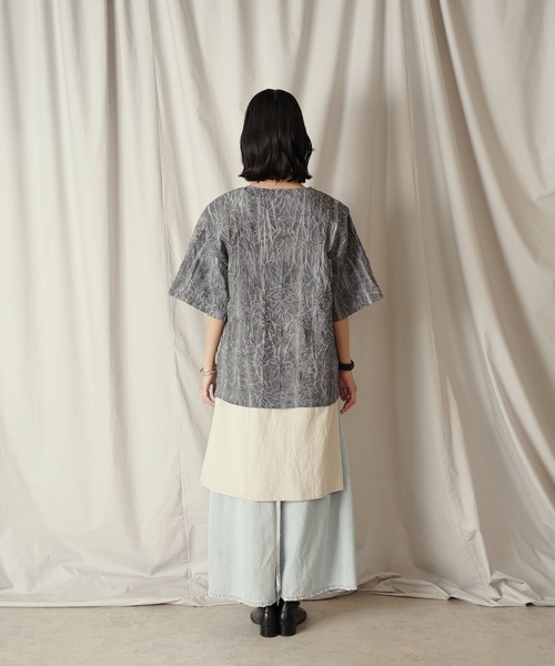 「Aphlotus」 半袖シャツ SMALL スミクロ メンズ_画像7