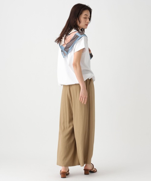 Elura（エルーラ） tシャツ 「接触冷感・汗ジミ軽減」サマ見えドロスト