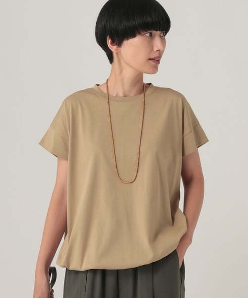 Elura（エルーラ） tシャツ 「接触冷感・汗ジミ軽減」サマ見えドロスト