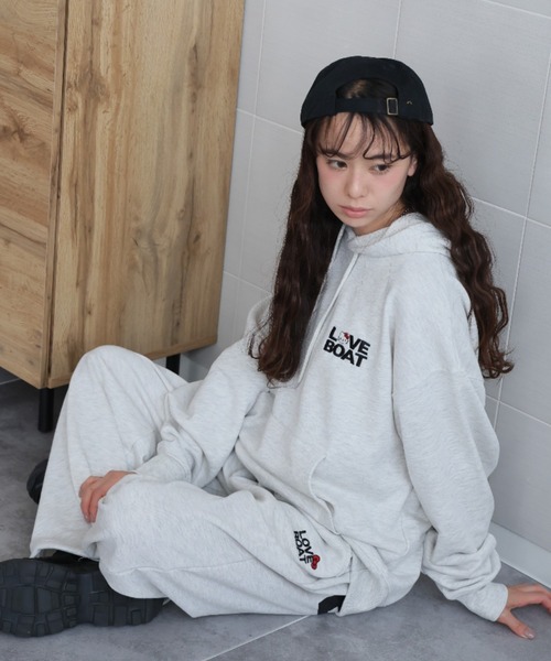 【希少XO】y2k/×フランス代表/スウェット/トレーニングウェア ラブボート スウェットパンツ ジャージ LOVEBOAT×KITTY スウェット