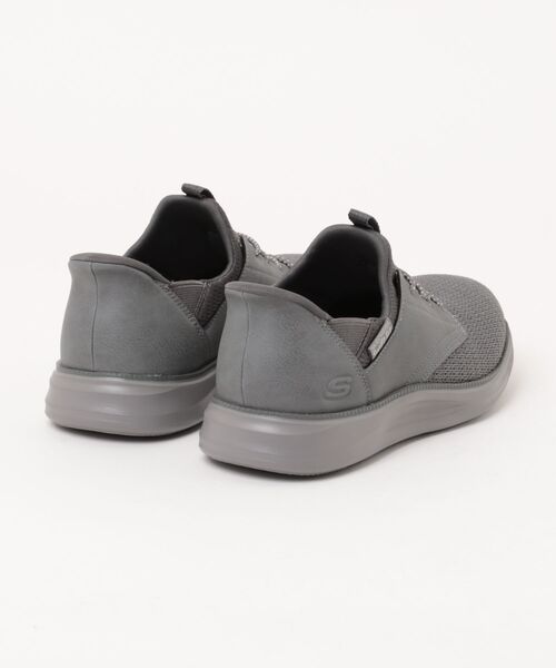 「SKECHERS」 ローカットスニーカー 25.5cm ブラック メンズ_画像2