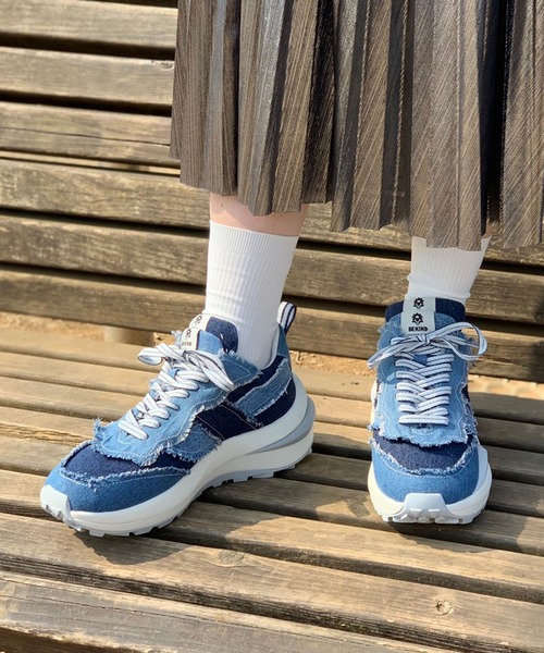 「ASH」 ローカットスニーカー 39 ブルー レディース_画像4