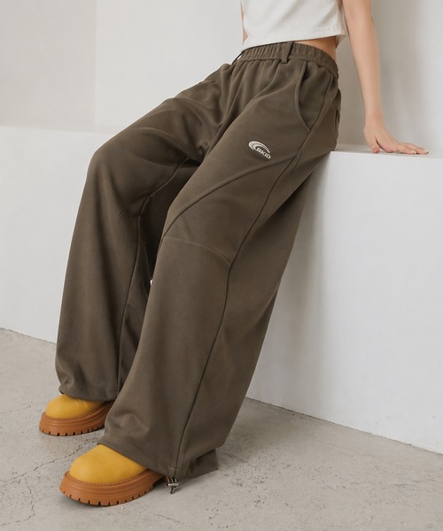 SPINNS（スピンズ） ワイドパンツ パンツ ゆるっと穿いて盛れるワン