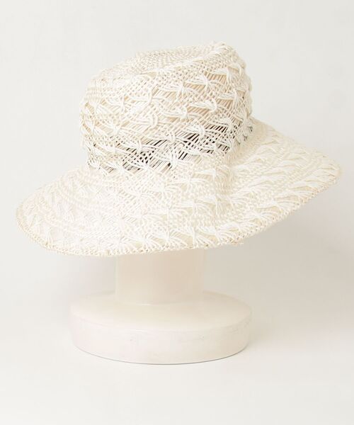 「La Maison de Lyllis」 ストローハット 57cm ベージュ レディース_画像2