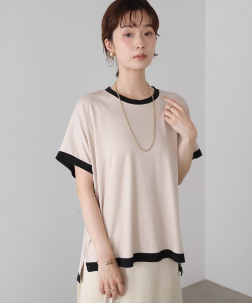 Bou Jeloud（ブージュルード） tシャツ 半袖 バイカラーTシャツ