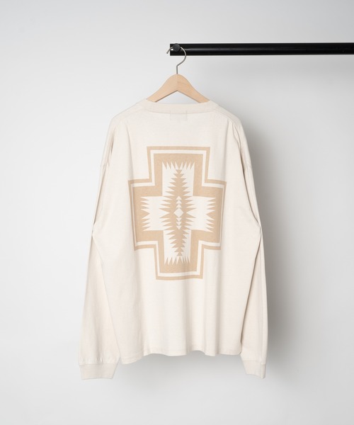 「PENDLETON」 長袖Tシャツ MEDIUM ブラック メンズ_画像3