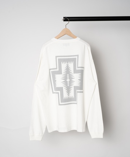 「PENDLETON」 長袖Tシャツ MEDIUM ブラック メンズ_画像5