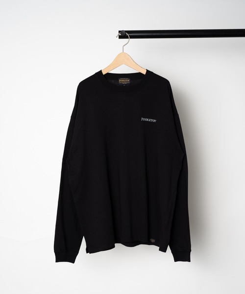 「PENDLETON」 長袖Tシャツ MEDIUM ブラック メンズ_画像6