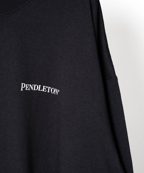 「PENDLETON」 長袖Tシャツ MEDIUM ブラック メンズ_画像7