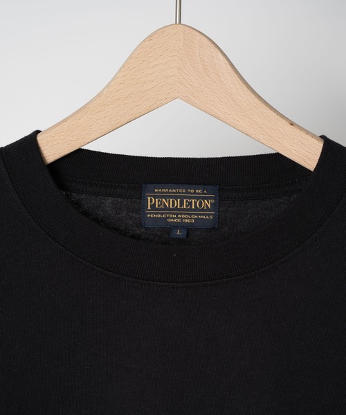 「PENDLETON」 長袖Tシャツ MEDIUM ブラック メンズ_画像8