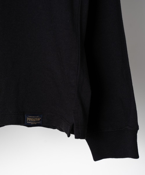 「PENDLETON」 長袖Tシャツ MEDIUM ブラック メンズ_画像9