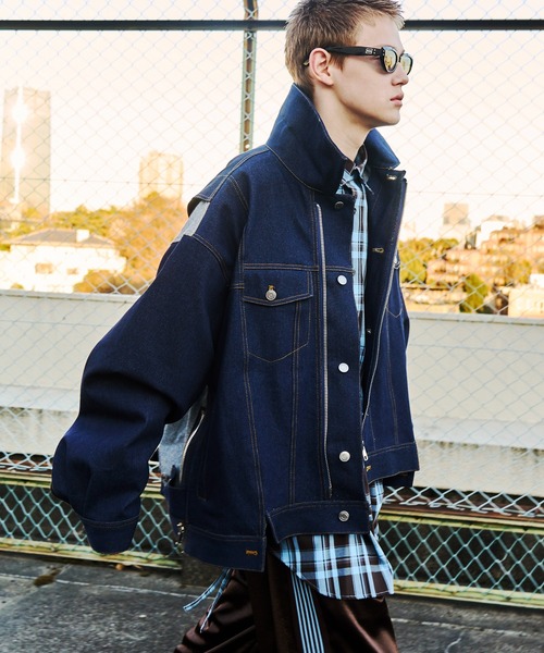 SeeSew デニムジャケット M ネイビー メンズ : ZOZOTOWN Yahoo!店 