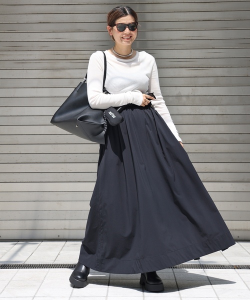 「CELERI」 ロングスカート 36 ブラック レディース_画像4