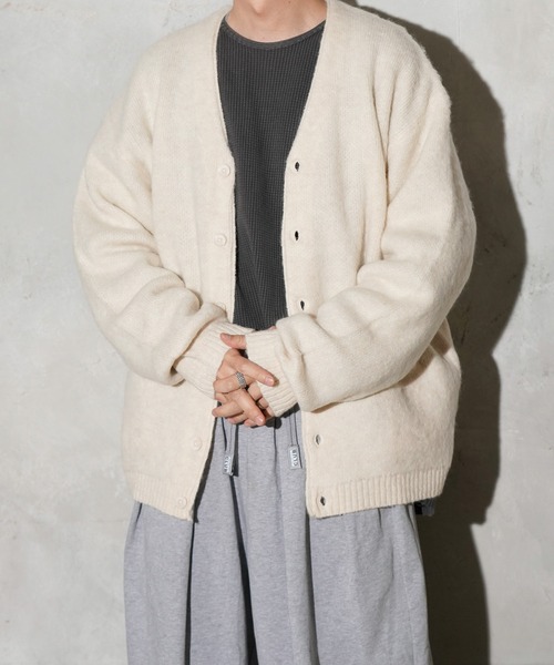 TOWNCRAFT（タウンクラフト） カーディガン MOHAIR SHAGGY CARDIGAN