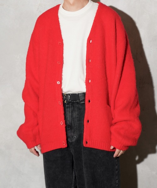 TOWNCRAFT（タウンクラフト） カーディガン MOHAIR SHAGGY CARDIGAN