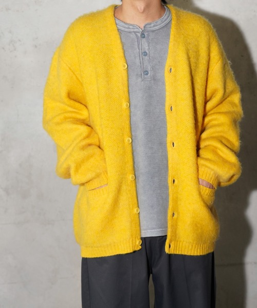 TOWNCRAFT（タウンクラフト） カーディガン MOHAIR SHAGGY CARDIGAN