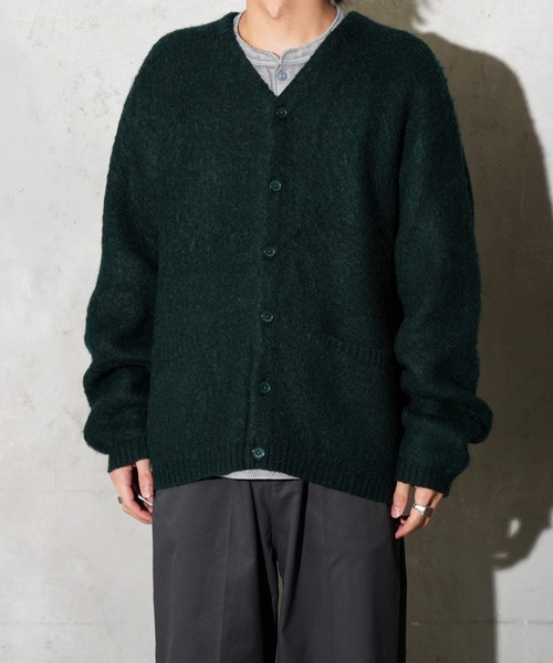 TOWNCRAFT（タウンクラフト） カーディガン MOHAIR SHAGGY CARDIGAN