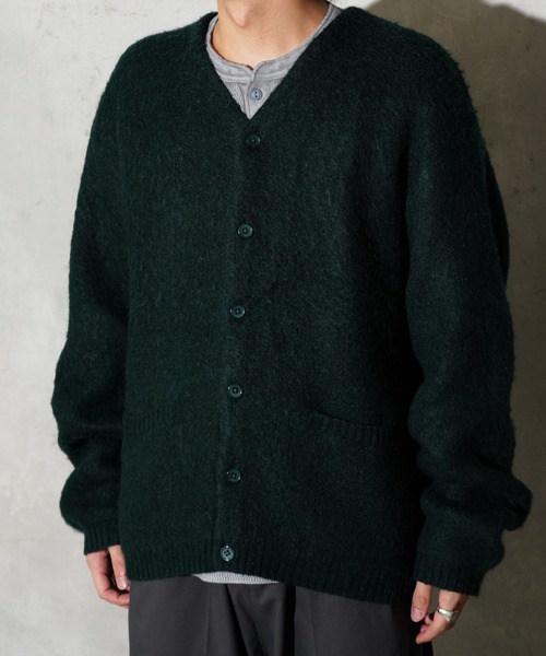 TOWNCRAFT（タウンクラフト） カーディガン MOHAIR SHAGGY CARDIGAN