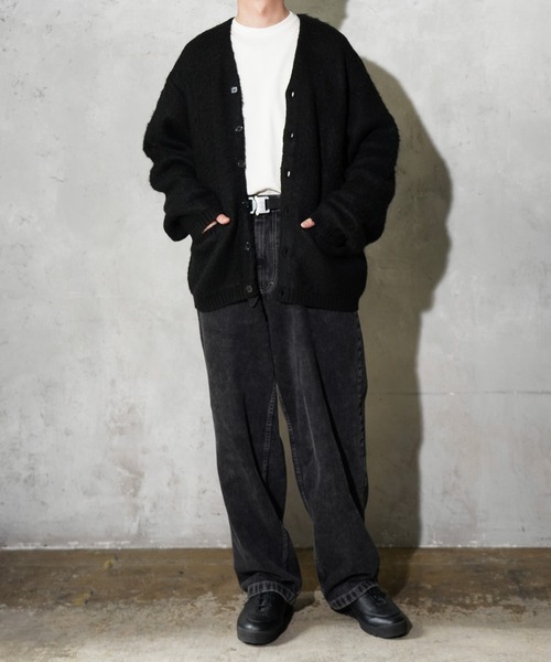TOWNCRAFT（タウンクラフト） カーディガン MOHAIR SHAGGY CARDIGAN