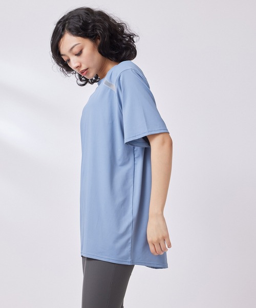 「NERGY」 半袖Tシャツ FREE ブルー レディース_画像4