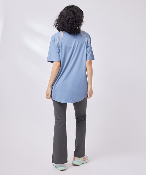 「NERGY」 半袖Tシャツ FREE ブルー レディース_画像8