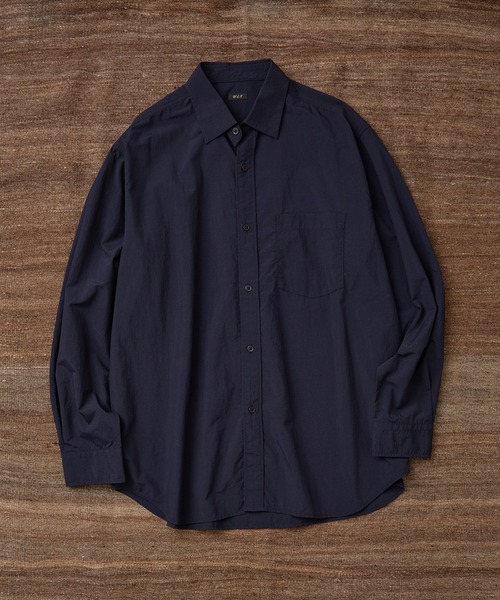 「WILD LIFE TAILOR Adam et Rope'」 長袖シャツ M オリーブ メンズ_画像7