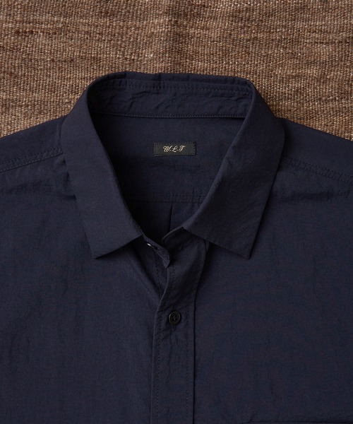 「WILD LIFE TAILOR Adam et Rope'」 長袖シャツ M オリーブ メンズ_画像8