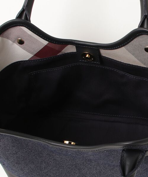 「BLUE LABEL CRESTBRIDGE」 ハンドバッグ FREE ネイビー レディース_画像4