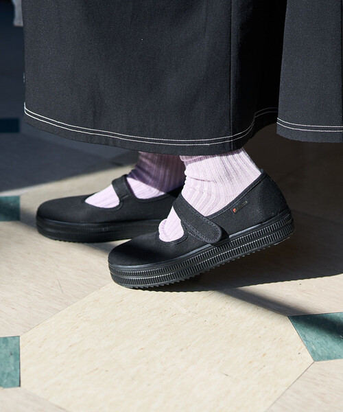 「FREAK'S STORE」 「ALBEROLA」ローカットスニーカー 37 ブラック レディース_画像7