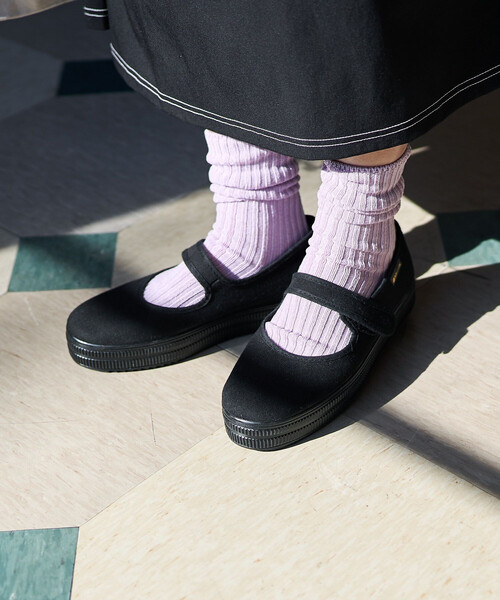 「FREAK'S STORE」 「ALBEROLA」ローカットスニーカー 37 ブラック レディース_画像8