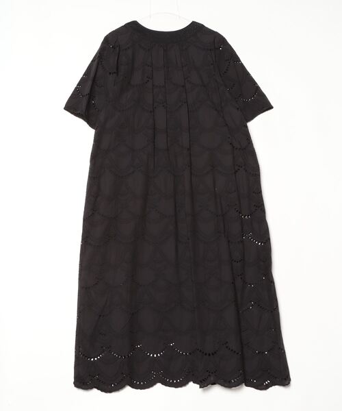 「NE QUITTEZ PAS!」 7分袖ワンピース MEDIUM ブラック レディース_画像2