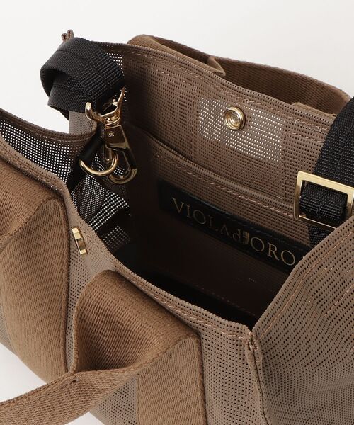 「VIOLAd'ORO」 2WAYバッグ - ブラウン レディース_画像4