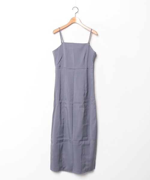 「junoah」 コンビワンピース M グレー レディース_画像3