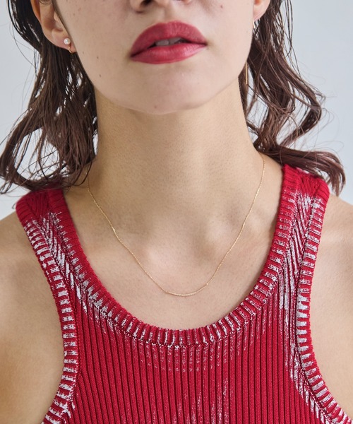 JUPITER ネックレス 「K10」ゴールドラインネックレス/ムーン「41