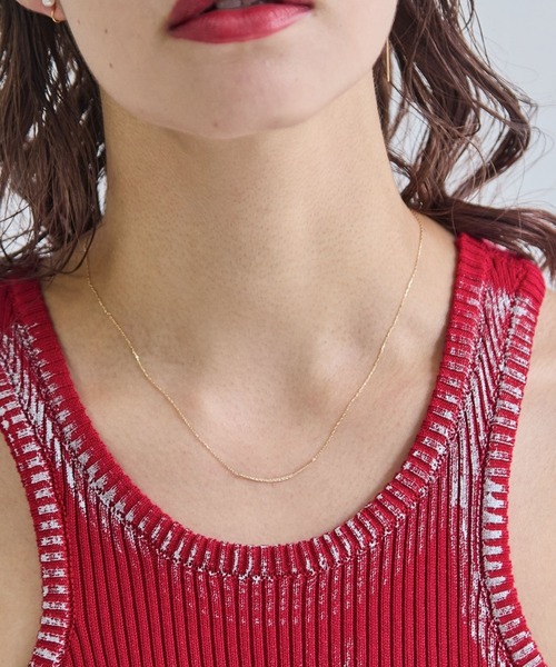 ※専用ページ※Jupiter ネックレス K10YG JUPITER ネックレス 「K10」ゴールドラインネックレス/ムーン「41