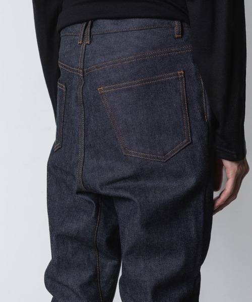 ATO ジーンズ STRETCH DENIM SARROUEL PANTS メンズ : ZOZOTOWN