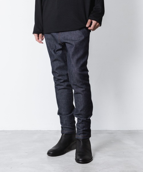 ATO ジーンズ STRETCH DENIM SARROUEL PANTS メンズ : ZOZOTOWN