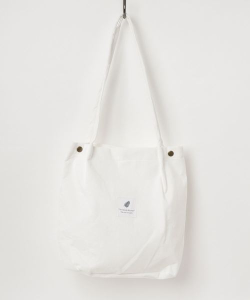 naptimeコーデュロイバッグホワイト NaptimeコーデュロイBAG-IVORY ＋Nissy テイクアウトバッグ