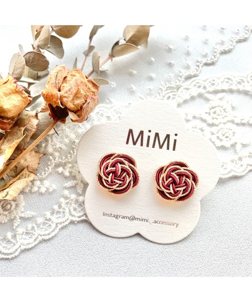 ピアス 「MiMi」水引のピアス(MA) レディース | TONE | 04