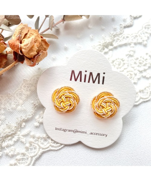 ピアス 「MiMi」水引のピアス(MA) レディース | TONE | 09