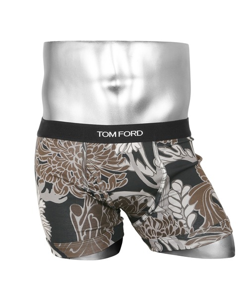TOM FORD シルク シルバー ボクサーショーツ Tom Ford Silk boxers with logo | Men's | Vitkac