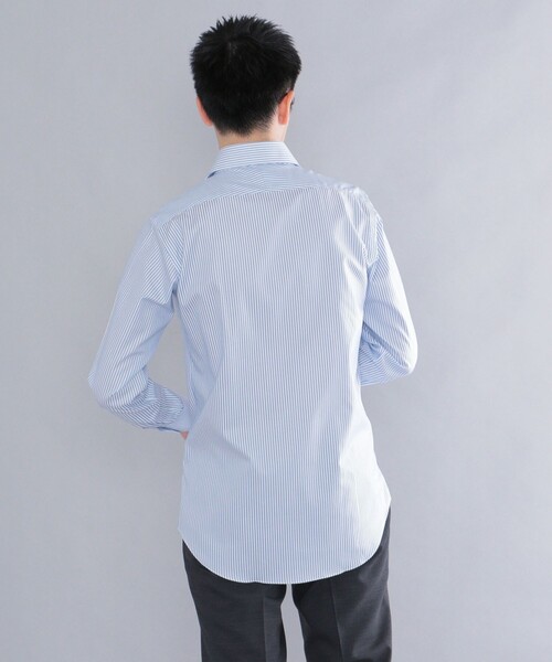 シップス（SHIPS）/SHIPS: イージーアイロン ロンスト ワイドカラー シャツ SHIPS（シップス） シャツ SHIPS: イージーアイロン ロンスト ワイド