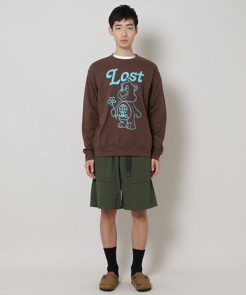 さらに100円引き◆LMC STICKER SWEATSHIRT スウェット ☆2022FW新作☆LMC☆OVERDYED CLASSIC COLLAR SWEATSHIRT (LMC