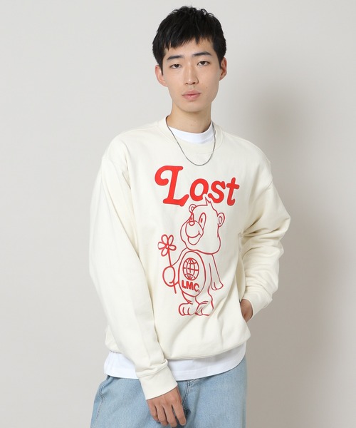 さらに100円引き◆LMC◆FLOWER OVAL SWEATSHIRT LMC スウェット 「UNISEX」LMC／フラワーベアプルオーバー