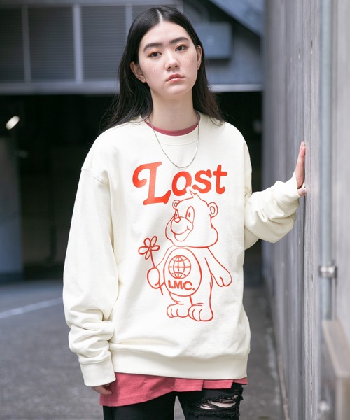 さらに100円引き◆LMC STICKER SWEATSHIRT スウェット セール】【Levi's】サークルプリントスウェット（スウェット