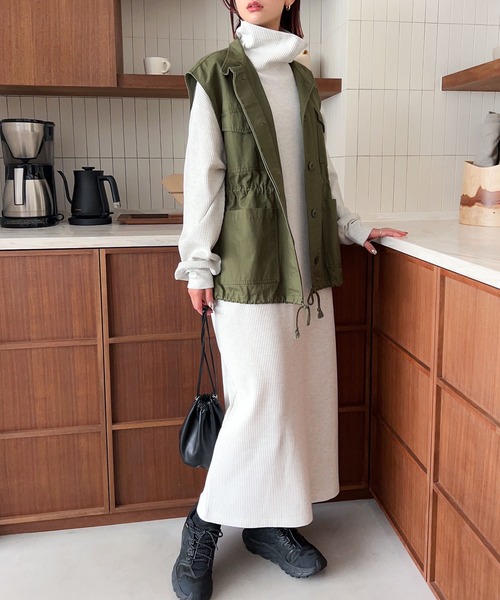 andme ベスト ジレ ミリタリーベスト レディース : ZOZOTOWN
