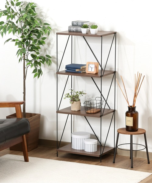 emesuelee 家具 ワイヤーラック 4段 40cm幅 : ZOZOTOWN Yahoo!店