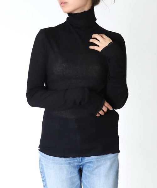 tシャツ *　シアーテレコインナータートル レディース