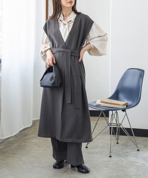 ☆ハル様お取り置き☆国産裏起毛コットンヘリンボーン生地　ストレートパンツ hunch パンツ ヘリンボーンストレートパンツ レディース