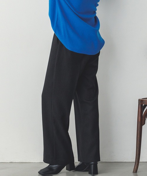 #24243 ハルソラタン　ヘリンボーンストレッチ　バルーンパンツ　丈94cm HERRINGBONE BALLOON PANTS II #OLIVE [FW23-B07] – cocorozashi